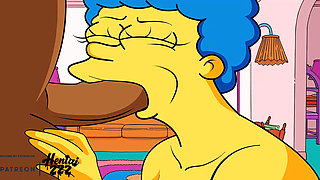 HOMER IS CHEATED MARGE FUCKS CARL CARTOON PORN