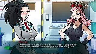 Mei's Proyect - La Voluptuosa Momo Yaoyorozu Probando el gran Invento de la Hermosa Mei