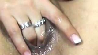 Sofia Cucci shocks us with her white underwear and getting more and more excited
