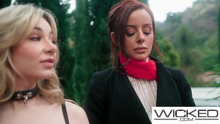 Wicked - Vanna Bardot Joins The All Chick 4some As A Sub To Eat Pussy