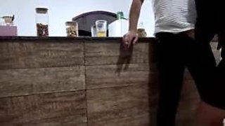 Cheating on her husband with a stranger at the bar, but only anal