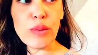 Hot Wife Flashing Nice Tits On Livestream