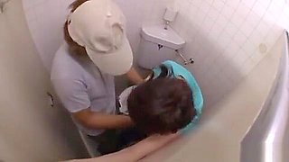 A Surprise Doggy Style Toilet Fuck