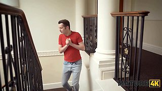 Mature4k. her stellar business turned into a hot porn with the neighbour, while hubby was waiting next door