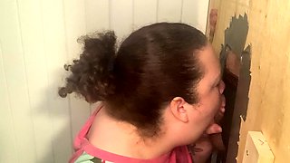 Glory Hole Blowjobs and Brunettes