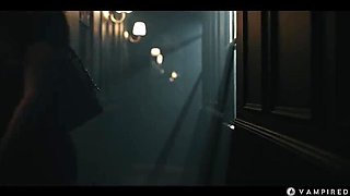 Octokuro as Vampirella - Lesbian Vampire with Big Tits Hypnotizes Sata Jones for Hardcore Sex