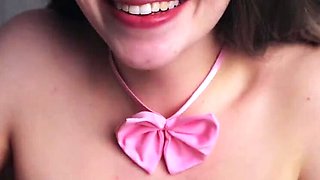Chubby Wife Surprises Husband with Big Natural Tits - Homemade Amateur Gift
