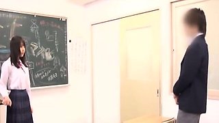 Subtitled CFNM Japanese classroom penis confessions