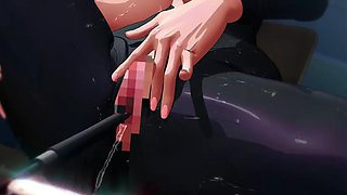 Vice Presidents latex catsuit 3D animation