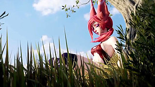 Hantai fucked alone in jungle