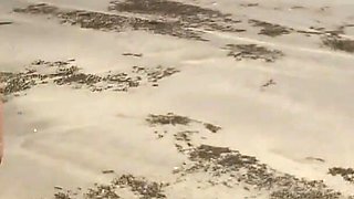 Wifey Walks Around Beach Fully Nude