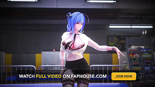 Office Lady Uniform Pencil Skirt Lace Thong Secretary