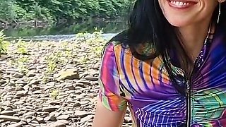 Wide Gaping Naked Outdoors and Pissing