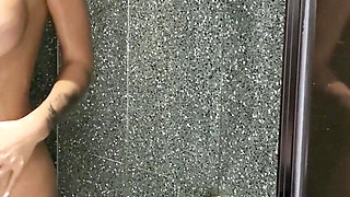 Monika Fox Solo Masturbates and Squirting in Hotel Room and Shower