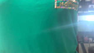 Ass Slaps & Cameltoe Play on the Bench