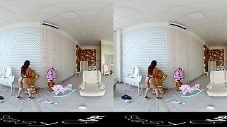 Playful Playdate - Shaved Schoolgirl Striptease