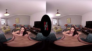 Bored As Fuck - Busty Brunette In Bed - Sexlikereal