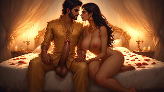 Indian girlfriend share her Boyfriend with Beautiful Gril for Fucking! Hot Sex