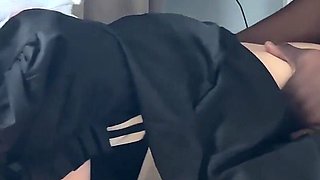 Snowbunny Maid Gets Used by Masked Thug BBC