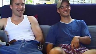 Curious Straight Boy Gay Threesome