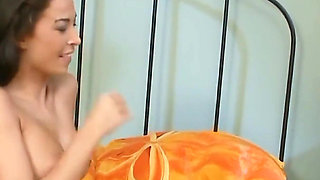 Hot Lesbian Sex with Big Tits Brunette and Sexy Blonde MILF