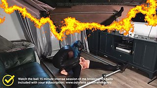 MILF Stepmom Dominates Slave With Brutal Ballbusting & CBT Bondage - Femdom Training Punishment