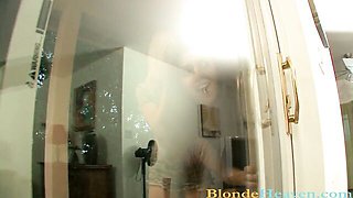 Blonde Heaven featuring girl's orgasm smut