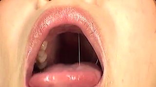 Dirty POV: Mistress Kiwako Oikawa Fucks Her Mouth with a Spit-covered Finger... Careful - if You Stare, She’ll Spit on You.
