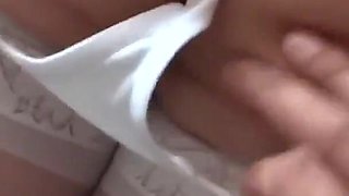 I Put on Erotic Lingerie for My Stepson to Jerk off and I Get a Huge Cumshot on My Hairy Pussy