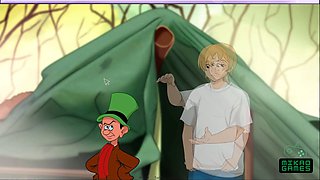 Secret building episode featuring a curvy housewife and her friends' wives in a wild adult cartoon adventure