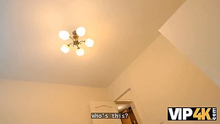 Vip4k. 2 sexy girlfriends craved to be caked in sperm