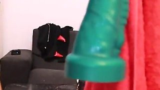 10 Inch Dildo Backdoor Ride
