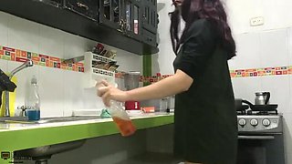 Hot Stepmom MAFELAGO Rides Stepbrother's Big Cock - Spanish Porn