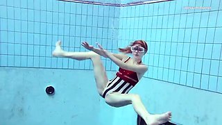 Nastya super underwater hot babe from Russia