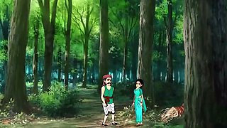 Hot Hindi Cartoon Sex - Rekha & Jagan Wild Fuck in Forest