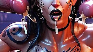 Hot Sex Witch Jessica and Leo in Pool,curvy Woman with Big Tits, Big Dick,cumshot, Cuckold, Bukkak