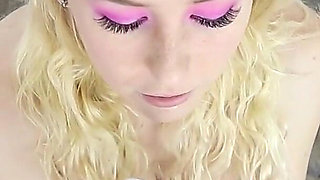 Suck That Cum Out of a Latex Glove