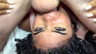 Busty Latina Stepdaughter in Intense Interracial Encounter
