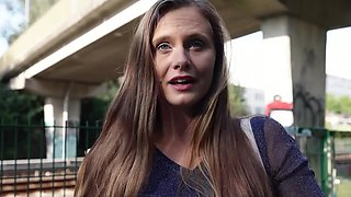 Hairy Pussy German Girl Orgasms Multiple Times In Pick Up Casting