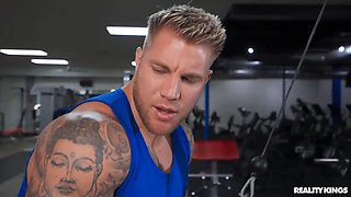 Working Out By Lifting Cock / Reality Kings