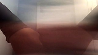 British MILF Stuffs Her Panties Inside Her Wet Pussy and Squ