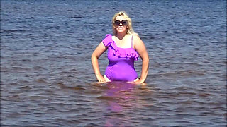 Wet Swimsuit Step-mom