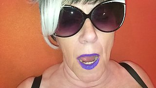 German Granny Dresses up, Indulges Her Fetish and Has Fun!