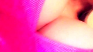 Big boobs milf masturbates with her dildo