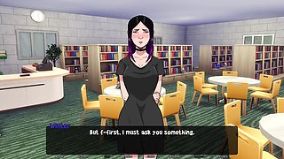 Finally getting her chance, MissKitty2K gives it to the big-titted lady in hard style