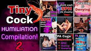 Training Zero Femdom SPH Small Penis Humiliation Compilation Vol 2 Slave BDSM Real Married Amateur Couple Wife Submissive Domme