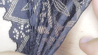 Cold Glass and Black Panties!