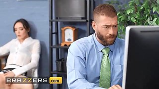 Brazzers - office hottie Catherine Knight pounds coworker xander and chief Danny D in a steamy threeway