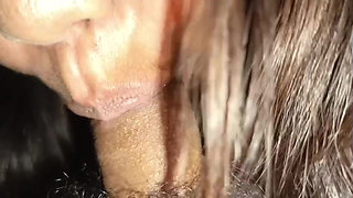 Addictive mother-in-law licking dick