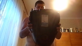 Huge cum. A lot of cum. Super cum. Vaccum cleaning machine masturbation. Powerful cum